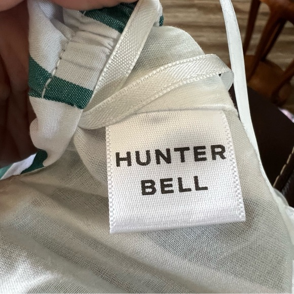 NWT Hunter Bell Kathleen Dress Emerald Stripe - Picture 12 of 13